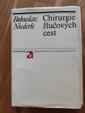kniha Chirurgie žlučových cest, Avicenum 1977
