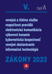 kniha Zákony V-A/2023 – verejná správa Úplné znenie po novelách k 1. 1. 2023, Poradca 2023
