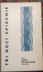 kniha Tři noci Epidemie, Nakladatelství Franze Kafky 1997