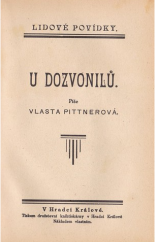 kniha U Dozvonilů, s.n. 1923