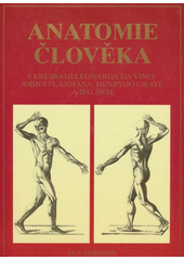 kniha Anatomie člověka Leonardo da Vinci, John Flaxman, Henry Gray a další, Rebo 1994