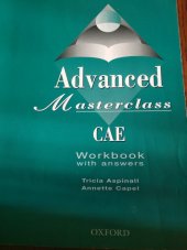 kniha Advanced Masterclass  Workbook with answers, Oxford University Press 2000