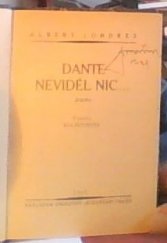 kniha Dante neviděl nic ... [Biribi], Albatros 1925