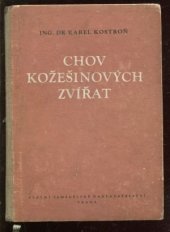 kniha Chov kožešinových zvířat, SZN 1955
