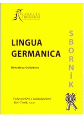 kniha Lingua germanica 16.-18. září 2004, Aleš Čeněk 2005