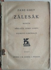 kniha Zálesák román, Českomoravské podniky tiskařské a vydavatelské 1927
