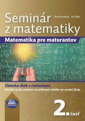 kniha Seminár z matematiky Matematika pre maturantov 2. časť, Mapa Slovakia 2018