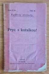 kniha Pryč s kořalkou, Edvard Grégr 1883