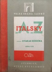 kniha Italsky od A do Z, Orbis 1946