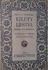 kniha Vzlety lidstva Román budoucnosti, F. Šimáček 1914