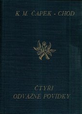kniha Čtyři odvážné povídky, Pražská akciová tiskárna 1926