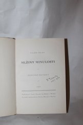 kniha Mlžiny minulosti Podivné povídky, F. Osecký 1932