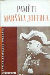 kniha Paměti maršála Joffrea 1., Melantrich 1933
