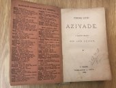 kniha Aziyadé, J. Otto 1904