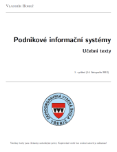 kniha Podnikové informační systémy učební texty, Vivat Academia 2012