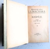 kniha Krůpěje verše z let 1906-1913, F. Šimáček 1919
