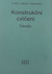 kniha Konstrukční cvičení tabulky, SNTL 1989