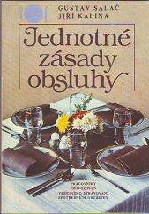 kniha Jednotné zásady obsluhy pro pracovníky provozoven veřejného stravování spotřebních družstev, Svépomoc 1990