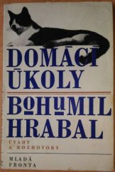 kniha Domácí úkoly úvahy a rozhovory, Mladá fronta 1970