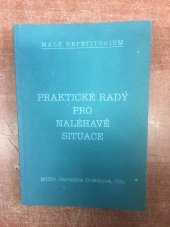 kniha Praktické rady pro naléhavé situace, Exmarket 1993