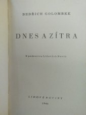 kniha Dnes a zítra k padesátce Lidových novin, Lidové noviny 1944