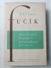 kniha Politické články a polemiky. 2. část z let 1935-1938, SNPL 1954