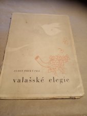 kniha Valašské elegie [básně, Joža Jícha 1941