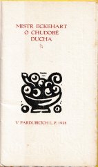 kniha Mistr Eckehart o chudobě ducha, Karel Viktora 1938