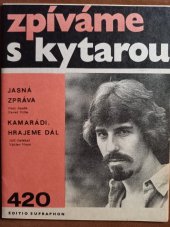 kniha Zpíváme s kytarou 420, Supraphon 1981