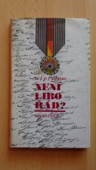 kniha Není libo řád?, Melantrich 1976