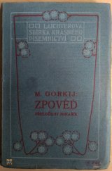 kniha Zpověď, Jan Laichter 1911