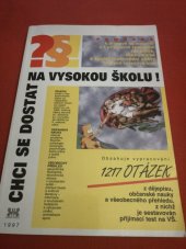 kniha Chci se dostat na vysokou školu! pomůcka k přípravě na maturitu a k přijímacím zkouškám na vysokou školu, Barrister & Principal 1997