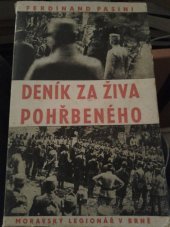 kniha Deník za živa pohřbeného = [Comme fui sepolto vivo] : (1915-1918), Moravský legionář 1938