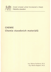kniha Chemie chemie stavebních materiálů, ČVUT 2009