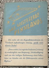 kniha Das Geisteserbe Finlands, Verlag 1940