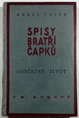 kniha Obyčejný život, Fr. Borový 1937