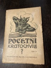 kniha Početní kratochvíle, Emil Šolc 1917