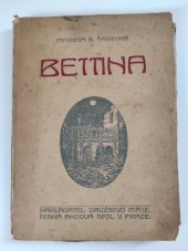 kniha Bettina, Nakladatelské družstvo Máje 1921
