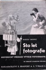 kniha Sto let fotografie historický přehled vývoje fotografie, E. Beaufort 1939
