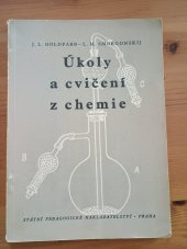 kniha Úkoly a cvičení z chemie, SPN 1952