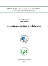 kniha Manažment kariéry a vzdelávania, Vydavateľstvo EKONÓM 2025