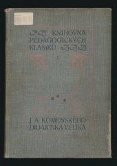 kniha Jana Amosa Komenského Didaktika veliká, Dědictví Komenského 1905