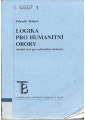 kniha Logika pro humanitní obory (učební text pro zahraniční studenty), Karolinum  2001
