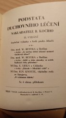 kniha Podstata duchovního léčení nakladatele B. Kočího, B. Kočí 1932