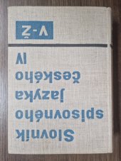 kniha Slovník spisovného jazyka českého IV. - V-Ž - doplňky a opravy, Academia 1971