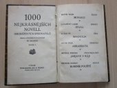 kniha 1000 nejkrásnějších novell 1000 světových spisovatelů. Svazek 2, Jos. R. Vilímek 1911