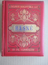 kniha Básně Františka Táborského (1876-1883), J. Otto 1884