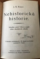 kniha Nehistorická historie námitky proti Vrbovu pojetí dějin chodských rebelií, M. Mádl 1930