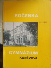 kniha Ročenka gymnázia Koněvova 1979-1980 1980