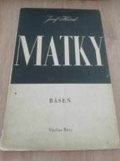 kniha Matky Báseň, Václav Petr 1945